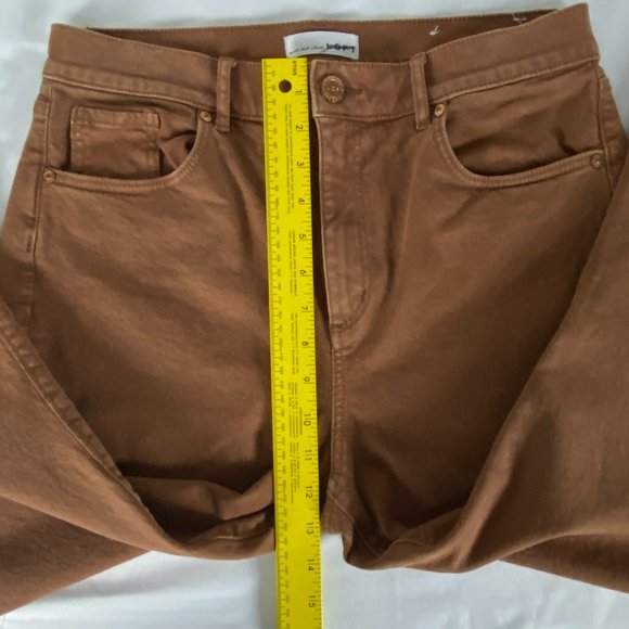 LOFT Women's High Rise Jeans in Brown - Picture 13 of 16